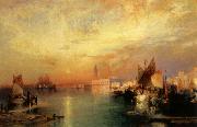Moran, Thomas Sunset Venice oil painting picture wholesale